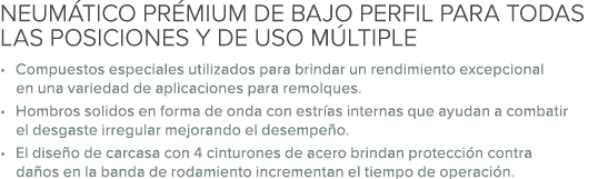 NEUM TICO PR MIUM DE BAJO PERFIL PARA TODAS LAS POSICIONES Y DE USO M LTIPLe • Compuestos especiales utilizados para ...
