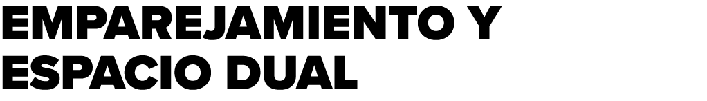 Emparejamiento y espacio dual