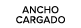 ancho cargado