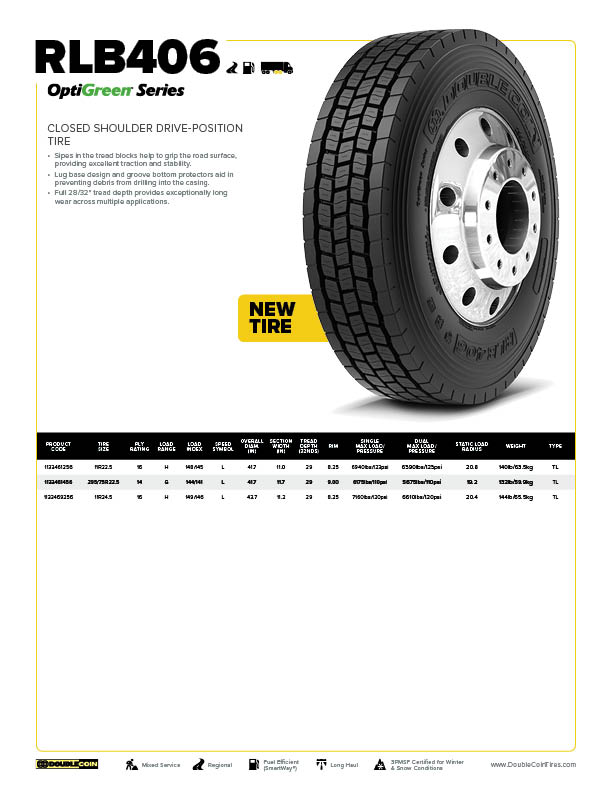 RLB406 Specification Sheet