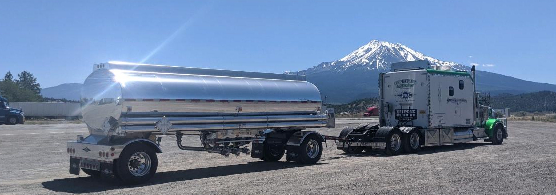 Glen Rice truck with mountain