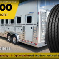 Expanding on the success of our popular RT500 model, these new sizes include the ST235/80R16 and ST235/85R16, designed explicitly for high-speed trailer use. Applications: • RV Trailers • 5th Wheel Trailers • Horse Trailers • Utility Trailers • Boat Trailers Features & Benefits • Large steel casing allows for heavier carrying capacity • Optimized tread depth for reduced heat build-up • Wide shoulders for improved stability