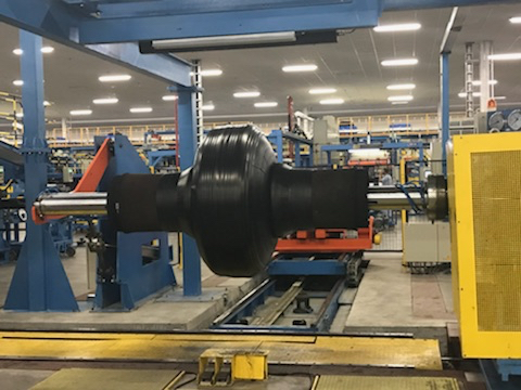 Thailand plant - OTR radial being built