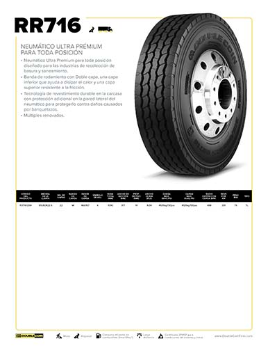RR716 Hoja de Especificaciones