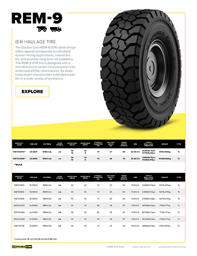 REM9 Specification Sheet