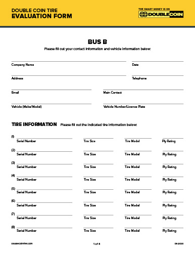 Bus B Evaluation Form