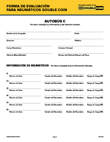 Forma de evaluación de autobús C