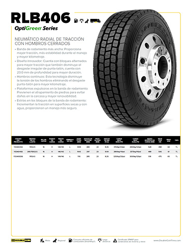 RLB406 Hoja de Especificaciones